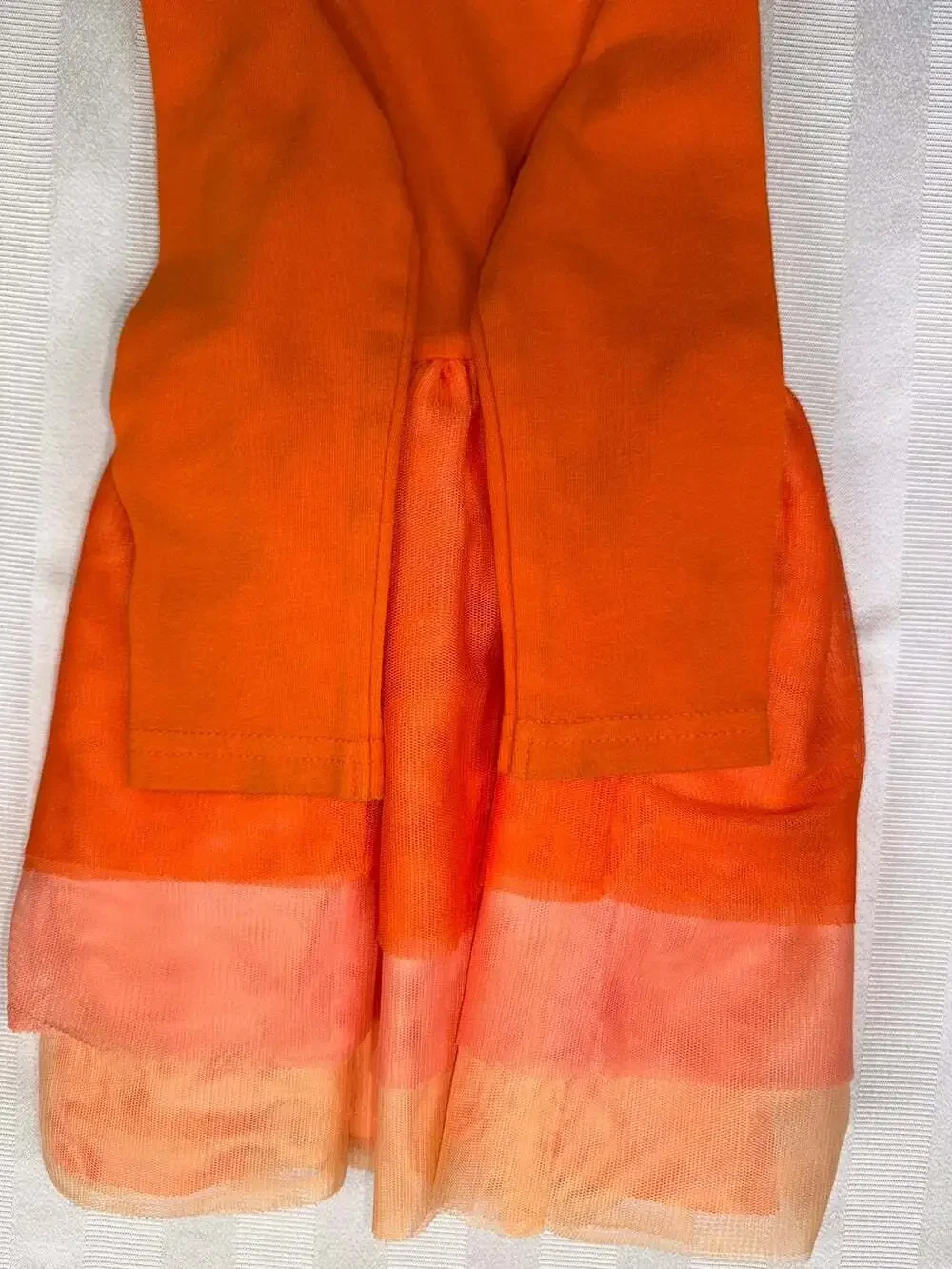 Old Navy Size 2T Dress Lot Pumpkin Tutu & Pink Dinosaurs Long Sleeves Fall